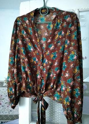 Шифоновая блуза от zara.
