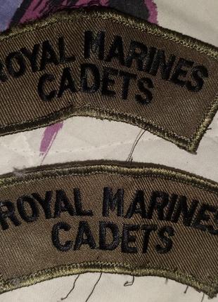 Формений нашивка royal marines cadets1 фото