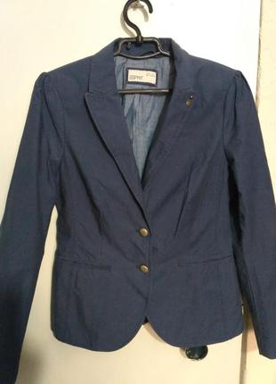 Коттоновый приталений піджак esprit