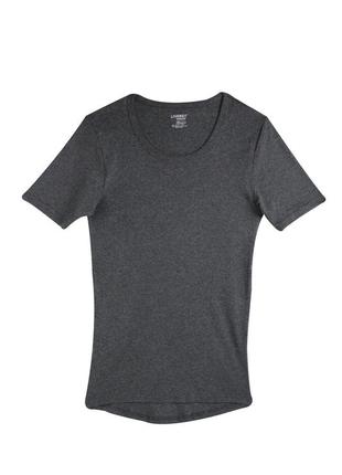 Чоловіча футболка з круглим коміром 3 шт livergy l темно-сірий we1-550018