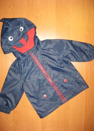 Вітровка на фліс "early days" розмір 6-9 міс. зріст 74 див.