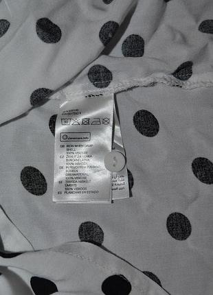Сорочка блуза в горошок від h&m 4