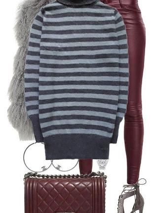 Ангоровый свитерок от zara красивого оливкового цвета