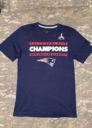 Футболка nike tee new england patriots nfl, оригинал, размер s
