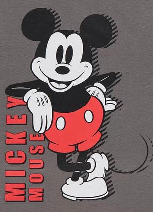 Трикотажный реглан кофта лонгослив для мальчика  "mickey mouse" микки маус  george (великобритания4 фото