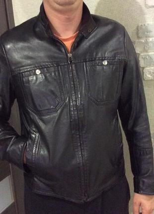 Куртка мужская кожа натуральная разм м