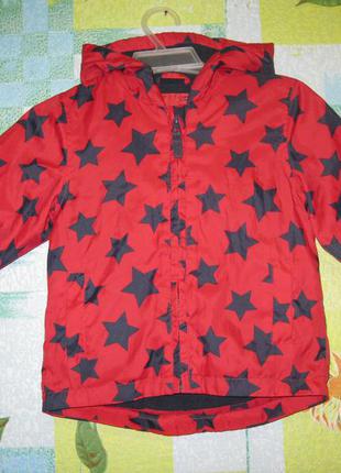 Ветровка на флисе "tu" размер 1-1,5 года. рост 80-86 см.