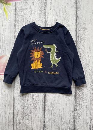 Крута кофта светр світшот на флісі george 3-4 роки