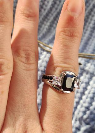 Готическое кольцо кольцо с чорным камнем кольцо в стиле панк рок готическое колечко4 фото