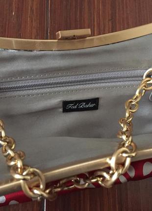 Шелковый клатч с цепочкой от ted baker! 5