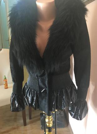 Шикарная натуральная куртка .