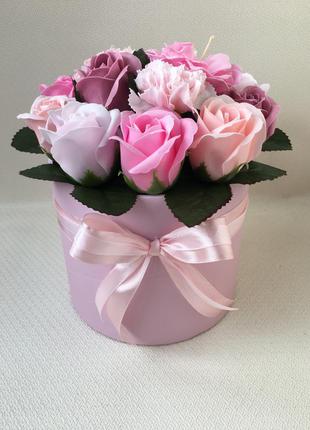Букет з мильних троянд2 фото