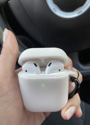 Чехол с карабином air pods 1,2 9