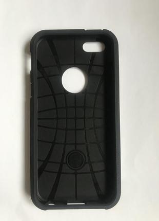 Чехол spigen sgp для iphone 5/5s.  серебристый темный 3