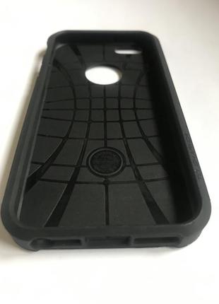 Чехол spigen sgp для iphone 5/5s.  серебристый темный 4