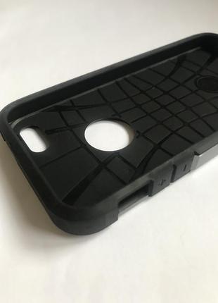 Чехол spigen sgp для iphone 5/5s.  серебристый темный 5