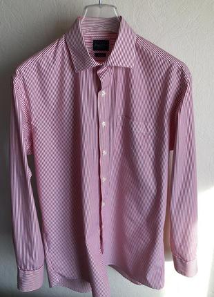 Рубашка мужская полоска ,ворот 44
