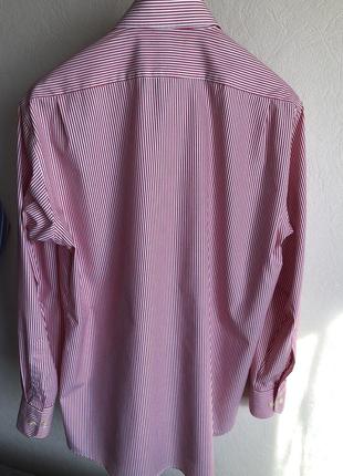 Рубашка мужская полоска ,ворот 44