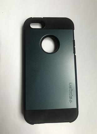 Чехол spigen sgp для iphone 5/5s. синий