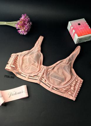 Бюстгальтер без підкладки very sexy unlined mesh full-coverage plunge bra victoria's secret