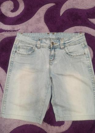 Чоловічі джинсові шорти1 фото