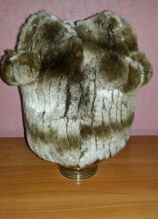 Шапочка з хутра шиншили 2