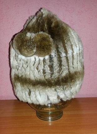 Шапочка з хутра шиншили 4