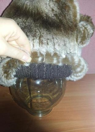 Шапочка з хутра шиншили 3