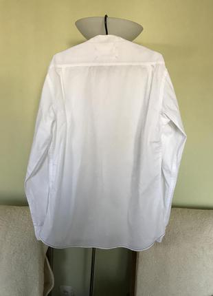 Стильная белая рубашка3 фото