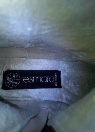 Демисезонные женские полусапожки esmara 39 размер4 фото