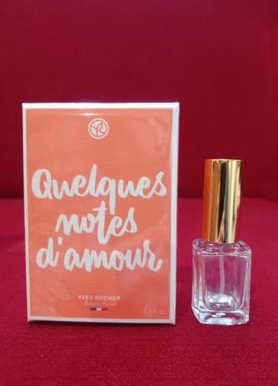 Парфумована вода quelques notes d'amour 5 ml