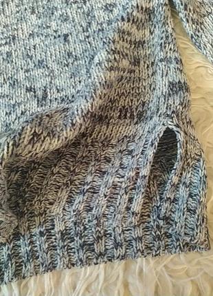 Меланжевий м'який джемпер светр оверсайз 6