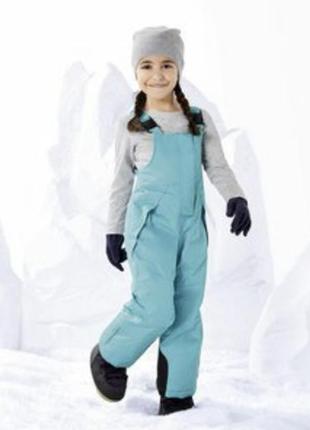 Зимние штаны полукомбинезон на девочку lupilu2 фото