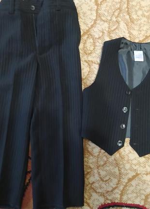 Дитячі штани і жилет, хлопчик 104 зростання