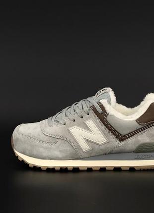 New balance 574 winter 🍏 зимние мужские кроссовки нью баланс 574 на меху
