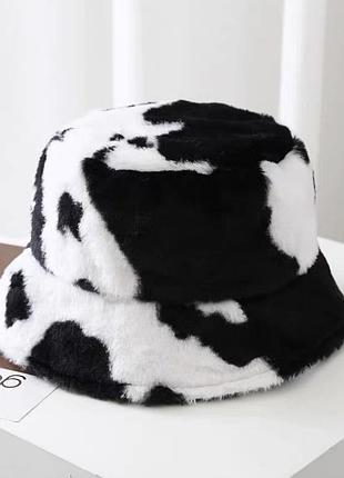 Панама панамка тепла хутряна корова зимова шапка