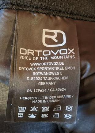 Лыжные брюки ortovox women's 2l swisswool andermatt pants6 фото