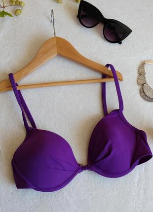 Фиолетовый купальный лиф размер 36