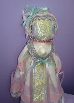 Интерьерная кукла в этно стиле -сувенир подарок оберег хендмейд