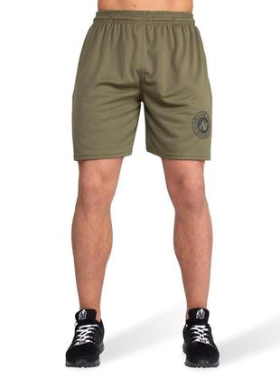 Мужские спортивные шорты gorilla wear forbes shorts army green xxl2 фото