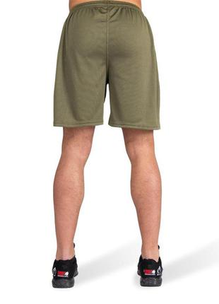 Мужские спортивные шорты gorilla wear forbes shorts army green xxl3 фото