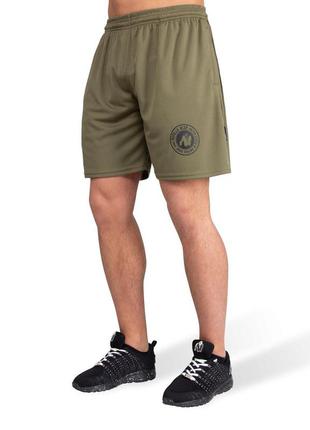 Мужские спортивные шорты gorilla wear forbes shorts army green xxl1 фото