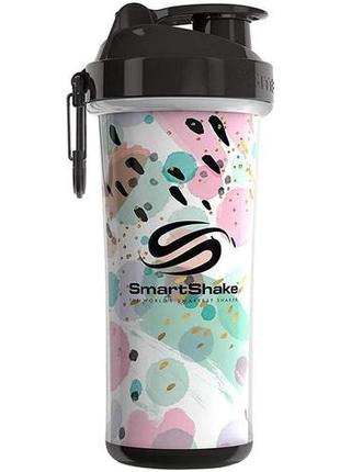 Шейкер smartshake double wall shaker cup 800 мл брызги