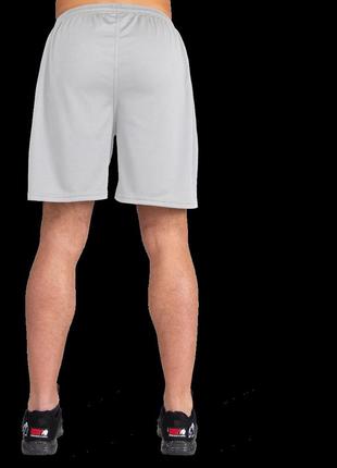 Мужские спортивные шорты gorilla wear forbes shorts серые xxl3 фото