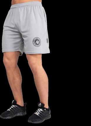 Мужские спортивные шорты gorilla wear forbes shorts серые xxl1 фото