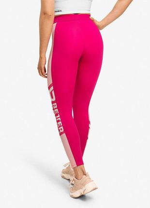 Леггинсы тайтсы better bodies chrystie high tights розoвые s2 фото