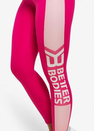 Леггинсы тайтсы better bodies chrystie high tights розoвые s4 фото