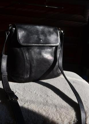 Yorn кожаная сумка на длинном ремне.4 фото