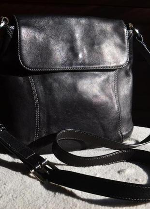 Yorn кожаная сумка на длинном ремне.5 фото