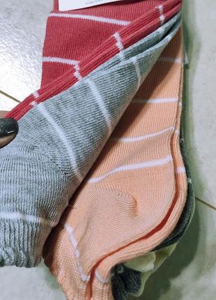 Хлопковые носки на девочку, 5 пар упаковка3 фото